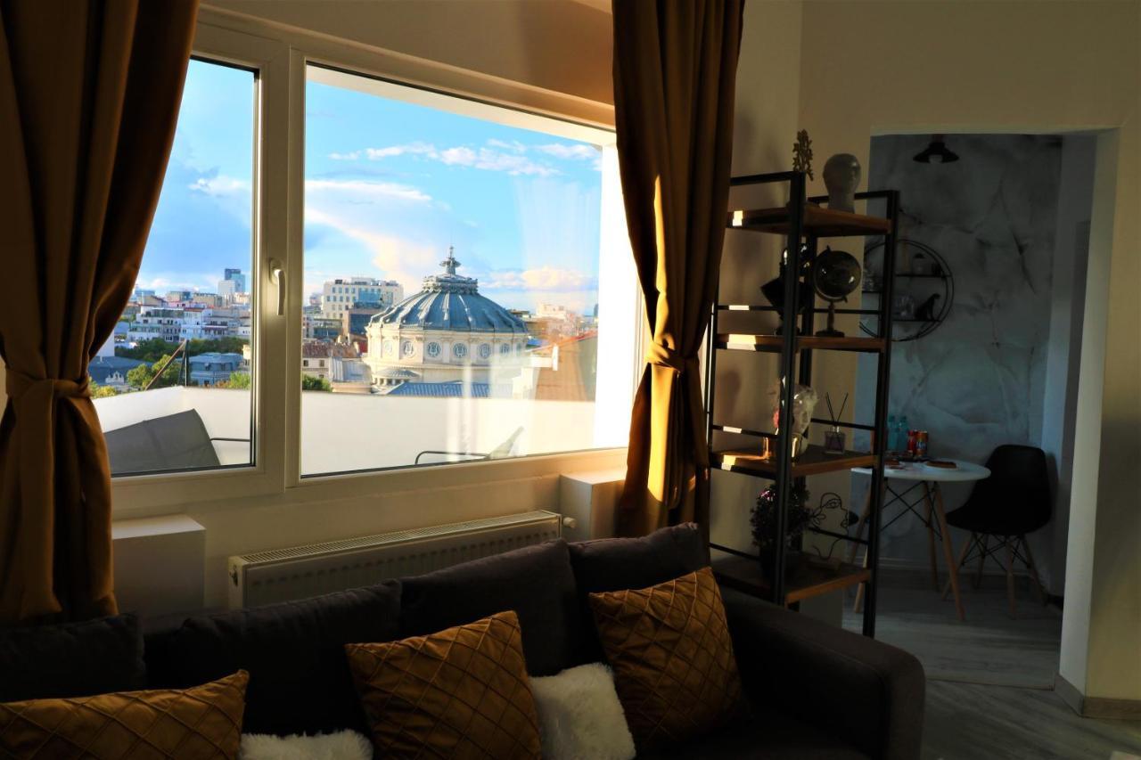 Athenee Palace Apartment - Panoramic View Terrace & Balcony - Free Minibar Бухарест Екстер'єр фото