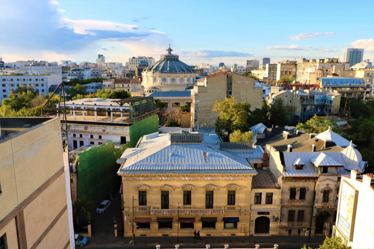Athenee Palace Apartment - Panoramic View Terrace & Balcony - Free Minibar Бухарест Екстер'єр фото